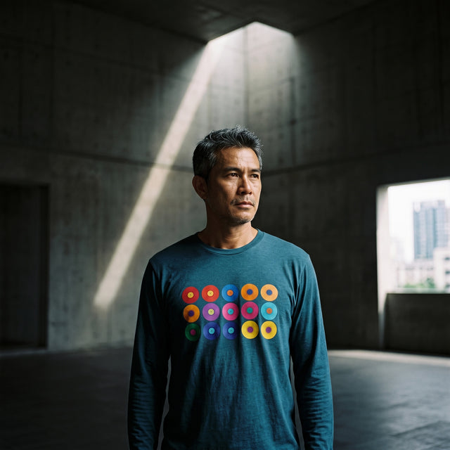 Analog Fifteen | No. 527、ユニセックス長袖Tシャツ