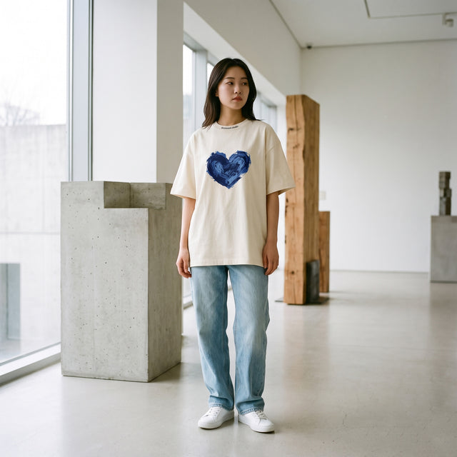 Cobalt Rhythm | No. 461, Oversize T-Shirt