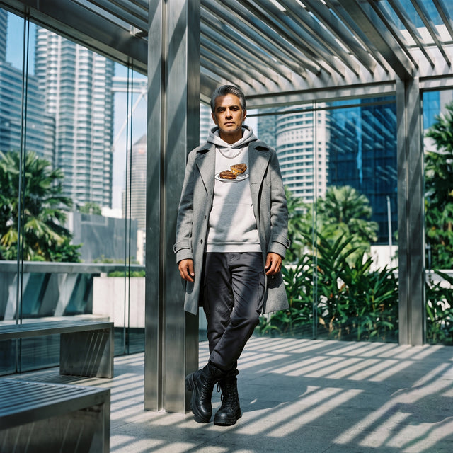 Diagonal Melt | No. 463, Unisex Pullover Hoodie