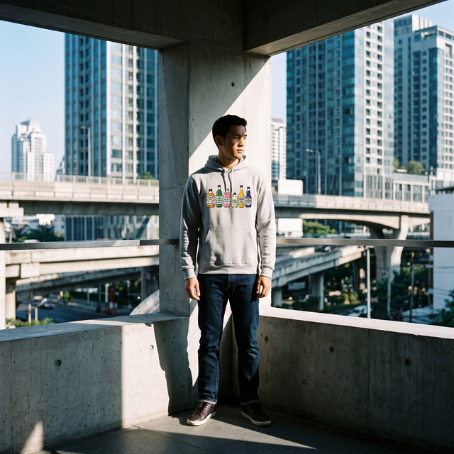 Effervescent Array | No. 520, Unisex Pullover Hoodie