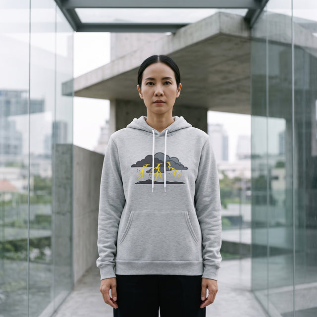 Electric Silence | No. 523, Unisex Pullover Hoodie