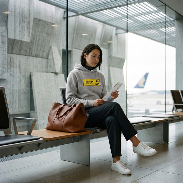 Gate F2 | No. 568, Unisex Pullover Hoodie