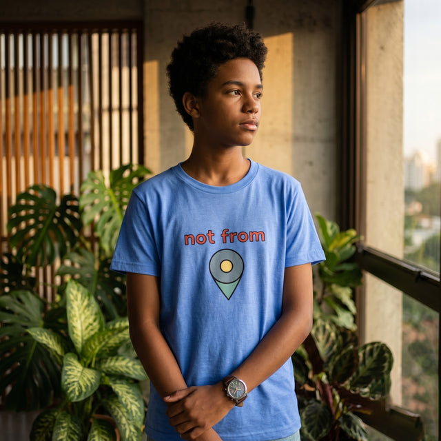 Not From Here | No. 449, Youth T-Shirt