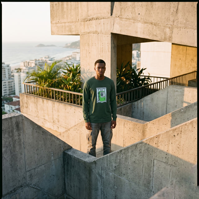 Green Payphone | No. 466, Unisex Long Sleeve T-Shirt