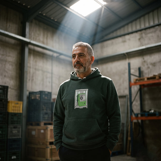 Green Payphone | No. 466, Unisex Pullover Hoodie