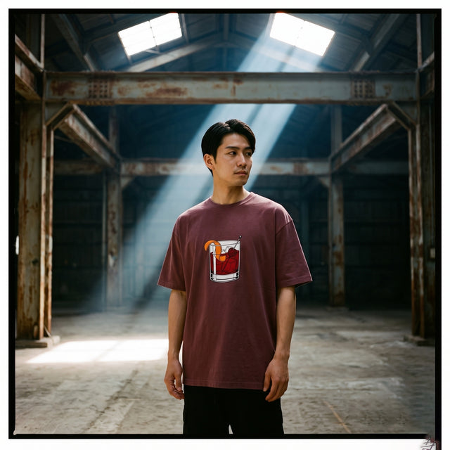 Negroni on the Rocks | No. 489, Oversize T-Shirt