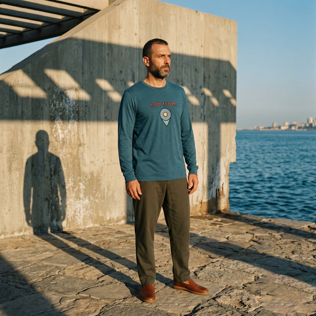 Not From Here | No. 449, Unisex Long Sleeve T-Shirt