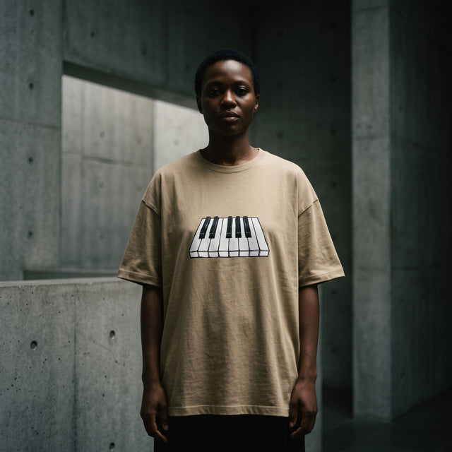Teclas de piano | N.º 524, camiseta oversize