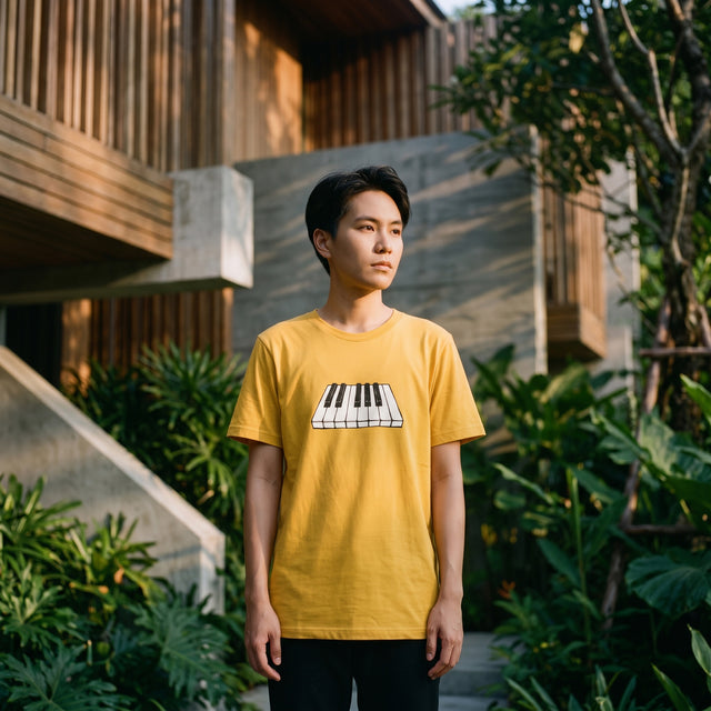 Teclas de piano | Nº 524, Camiseta Unisex