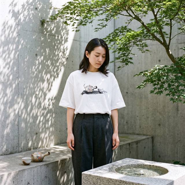 Quiet Routine | No. 555, Oversized T-Shirt