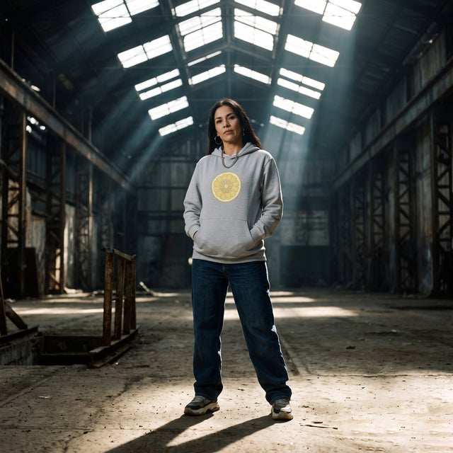 Radiant Slice | No. 465, Unisex Pullover Hoodie