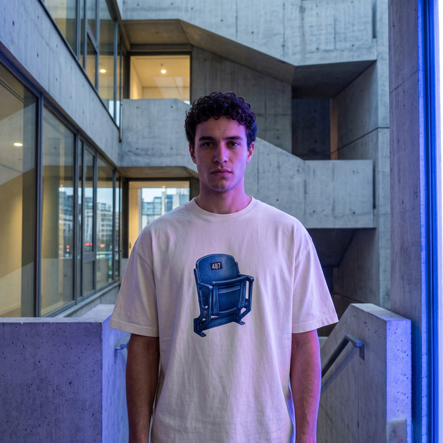Reserved Blue | No. 487, Oversize T-Shirt