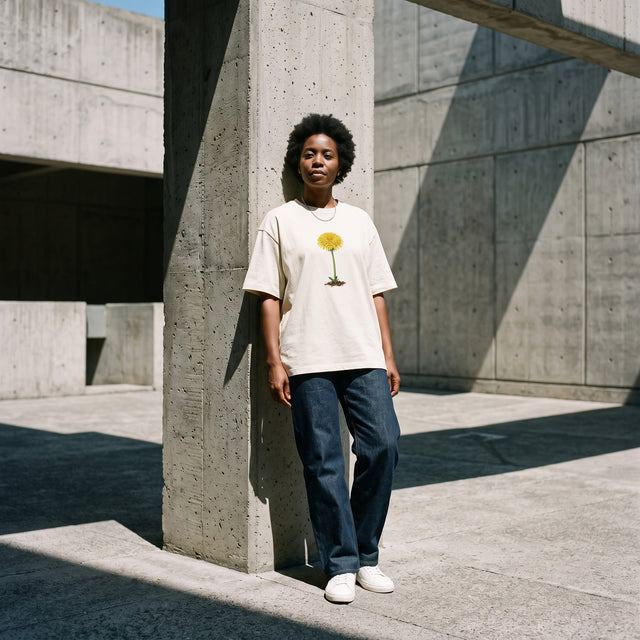 Diente de león enraizado | N.º 559, Camiseta oversize