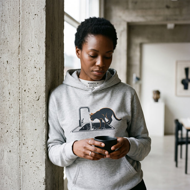 Running Water | N.º 554, Sudadera con capucha unisex