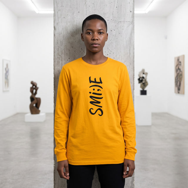 Shifted Smile | No. 477, Unisex Long Sleeve T-Shirt