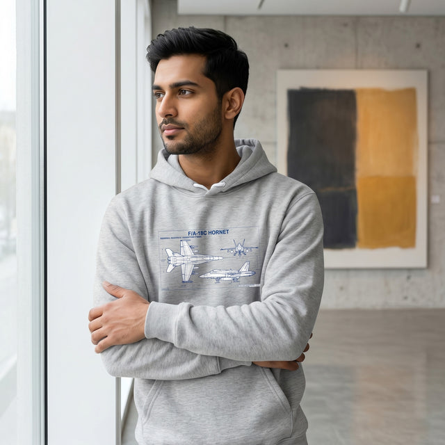 Supersonic Schematic | No. 405, Unisex Pullover Hoodie