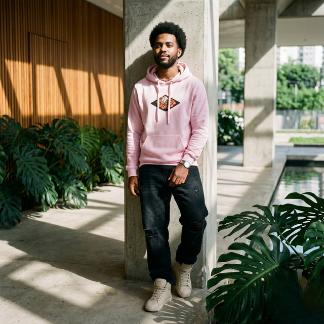 Sweet Grid | No. 435, Unisex Pullover Hoodie