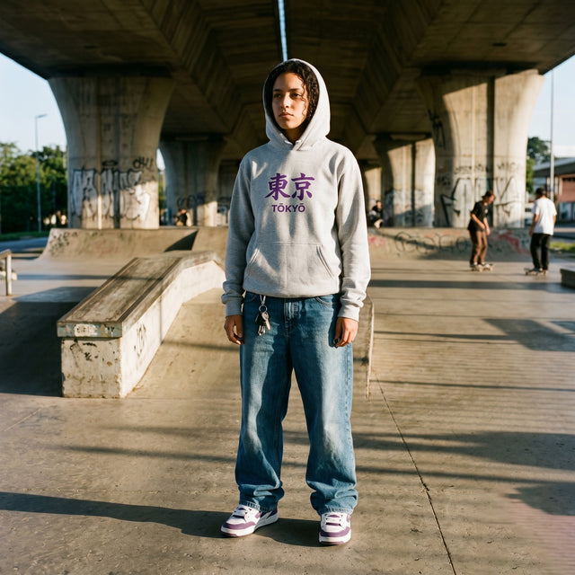 Tokyo Script | No. 436, Unisex Pullover Hoodie