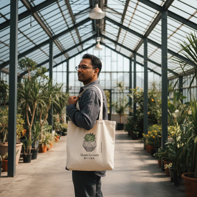 禅多肉植物|No.309 エコトートバッグ