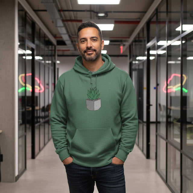 Zen Succulent | No. 309 ユニセックス プルオーバー パーカー