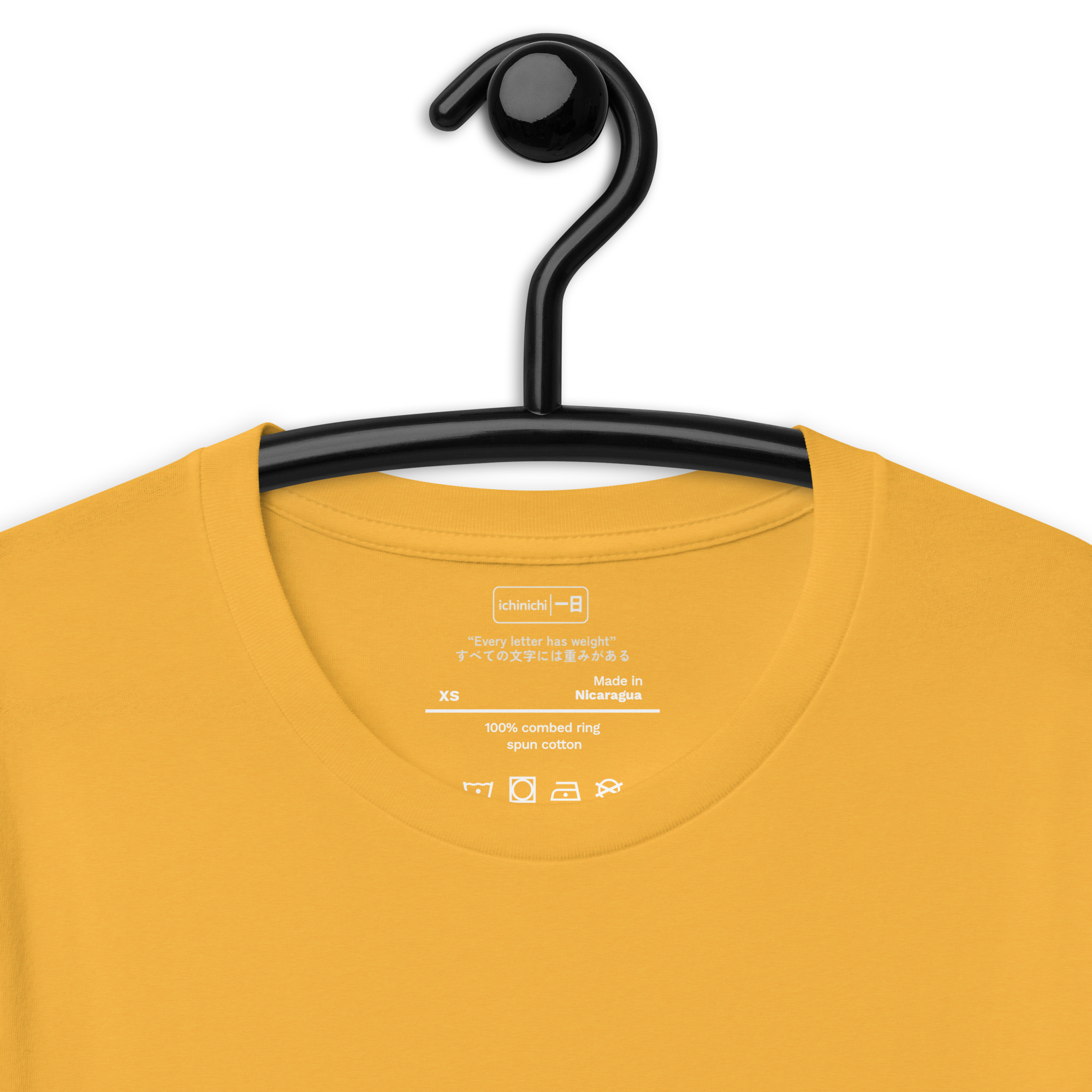“Every letter has weight”
すべての文字には重みがある