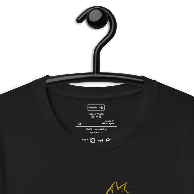 Inside Collar Quote:
Hidden Wealth | 猫に小判