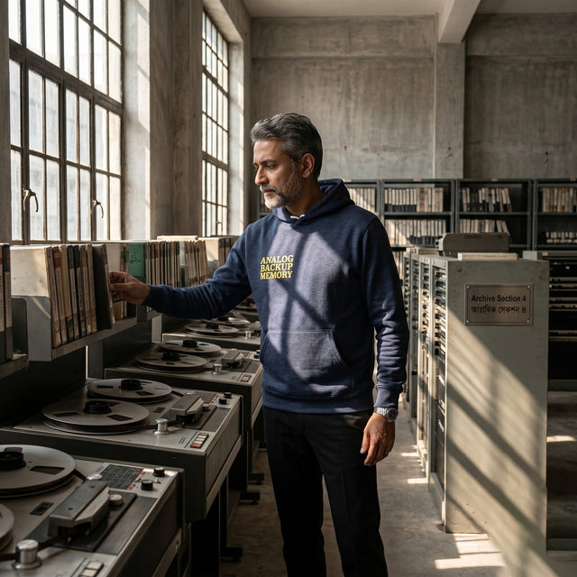 Analog Backup Memory | No. 420, Unisex Pullover Hoodie