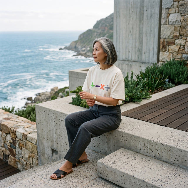 Trazos Calculados | Nº 536, Camiseta Oversized