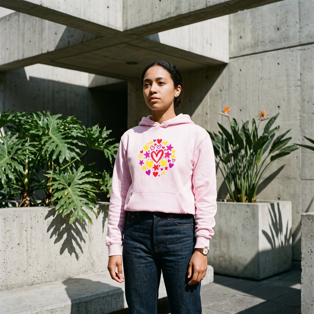 Celestial Hearts | No. 570, Unisex Pullover Hoodie