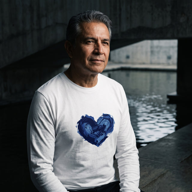 Cobalt Rhythm | No. 461, Unisex Long Sleeve T-Shirt