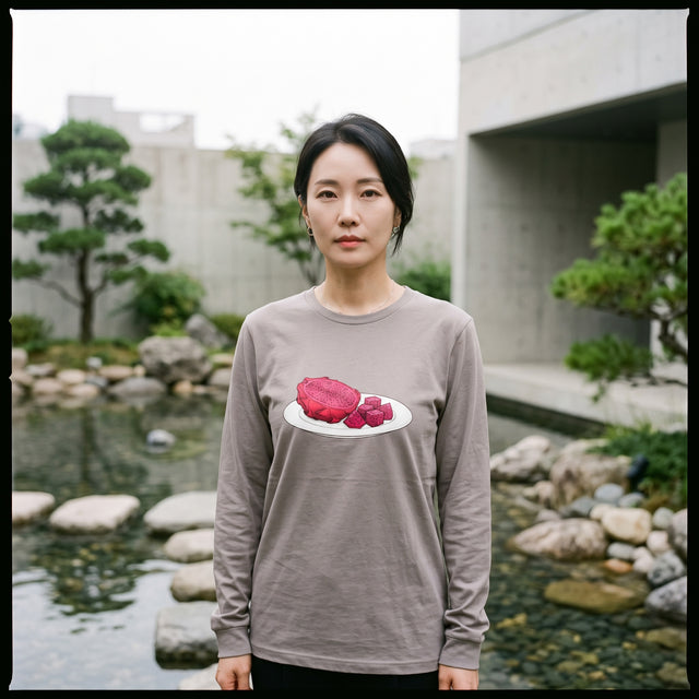 Sliced Pitaya | No. 509, Unisex Long Sleeve T-Shirt