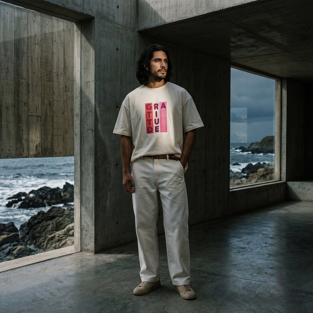 Gratitude Grid | No. 444, Oversize T-Shirt