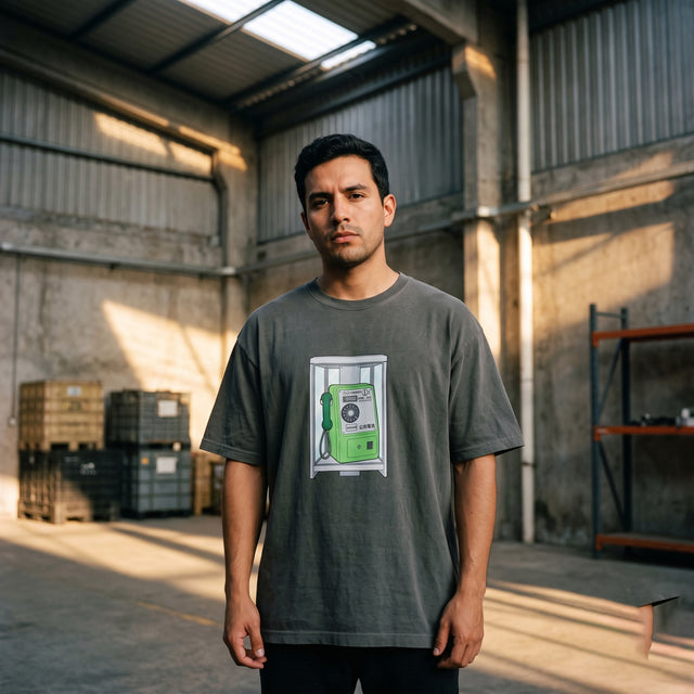 Green Payphone | No. 466, Oversize T-Shirt