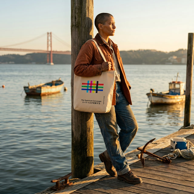 Halftone Convergence | No. 418, Eco Tote Bag