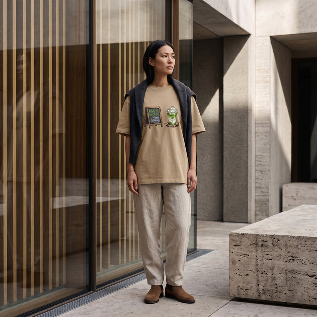 抹茶テイスティング | No. 535、オーバーサイズTシャツ