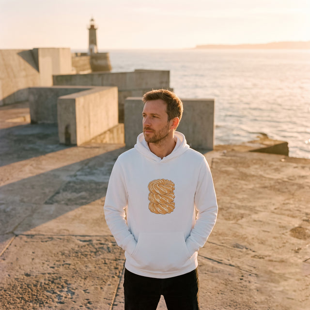 Morning Stack | No. 458, Unisex Pullover Hoodie