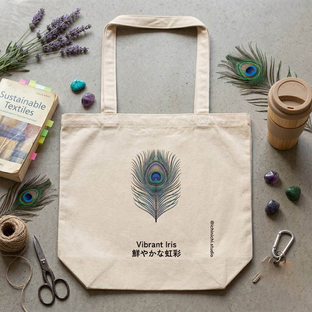 Peacock Feather | No. 434, Eco Tote Bag