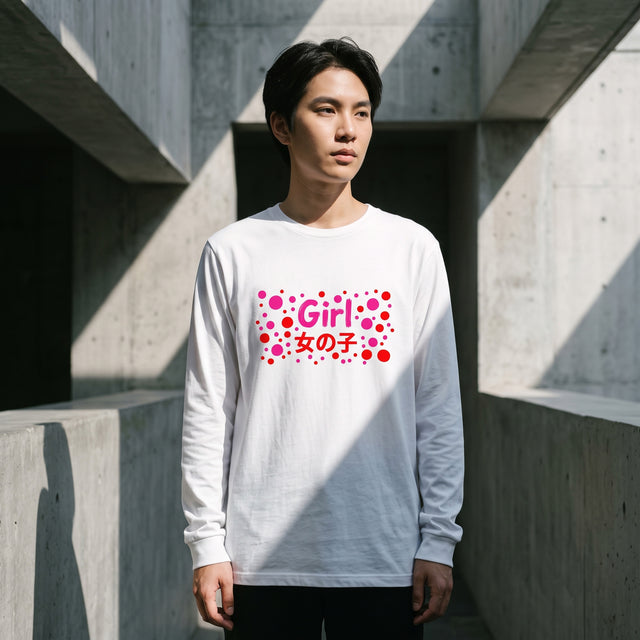 Pop Girl | No. 516、ユニセックス長袖Tシャツ