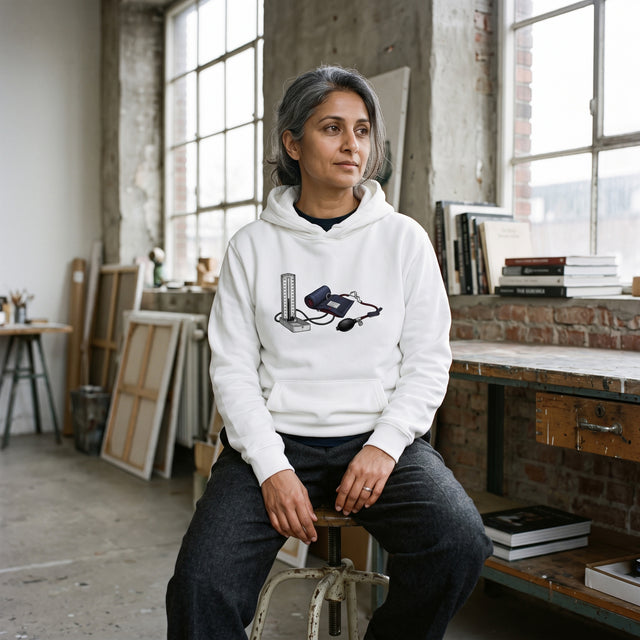 Quiet Measure | No. 576, Unisex Pullover Hoodie