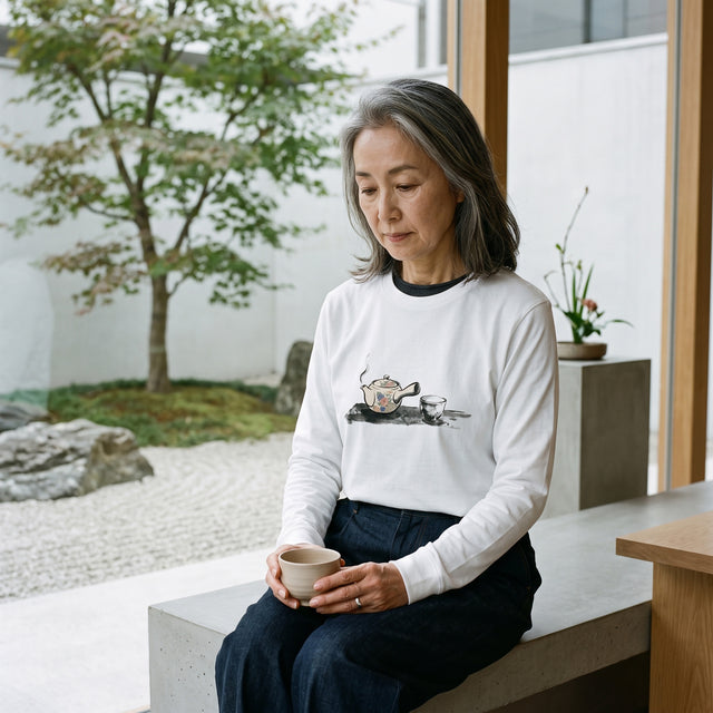 Quiet Routine | No. 555, Unisex Long Sleeve T-Shirt