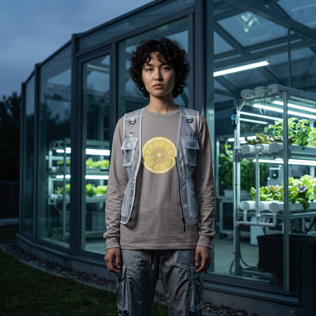 Radiant Slice | No. 465, Unisex Long Sleeve T-Shirt