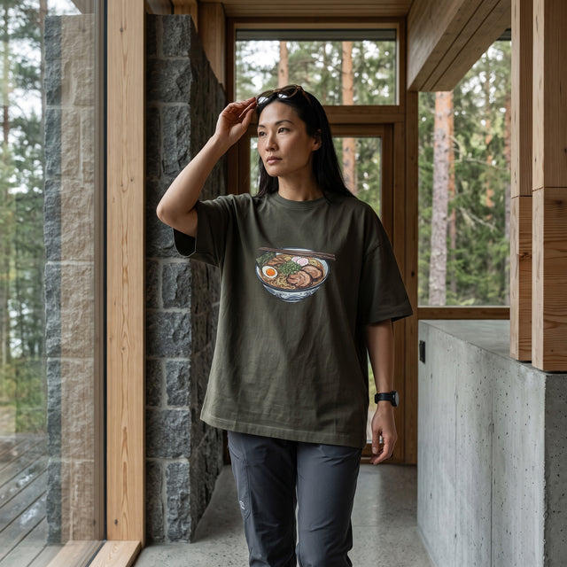 Ramen Bowl | No. 542, Oversized T-Shirt