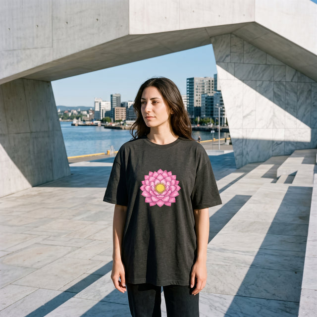 Sacred Lotus | No. 522, Oversized T-Shirt