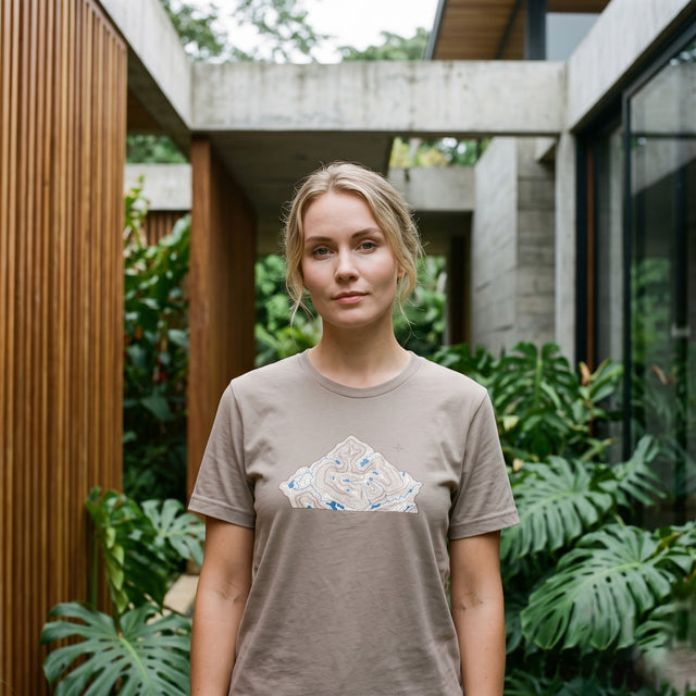 Sepia Terrain | No. 488, Unisex T-Shirt