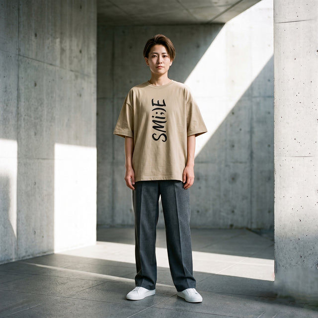 Shifted Smile | No. 477, Oversize T-Shirt
