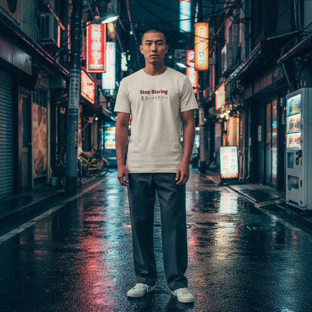 Stop Staring. 見ないで | No. 323, Unisex T-Shirt