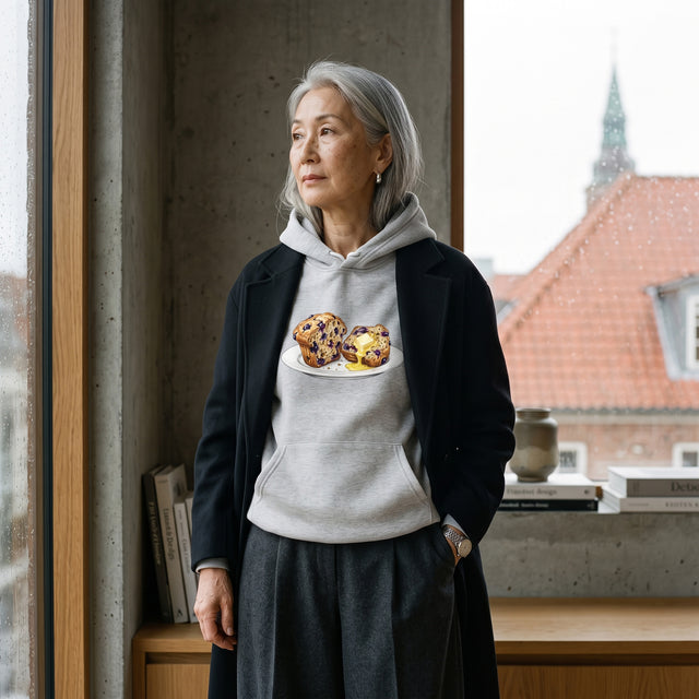 The Halved Muffin | No. 562, Unisex Pullover Hoodie