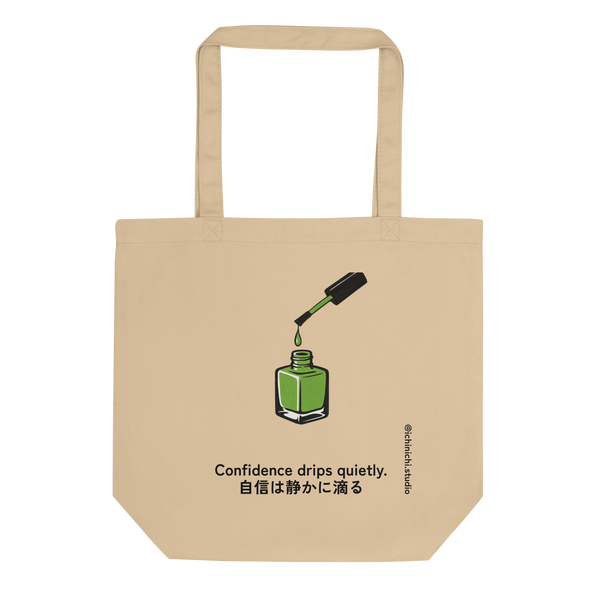 Nail Polish "Confidence Drips" – Eco Tote Bag – Lifestyle Video