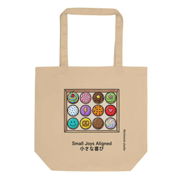 Small Joys Aligned – Eco Tote Bag – Lifestyle Video