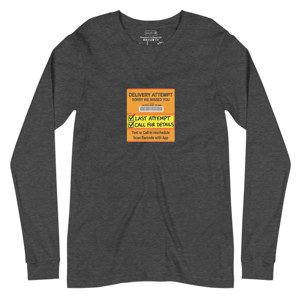 Notice of Absence No. 305 – Long Sleeve Tee – Lifestyle Video